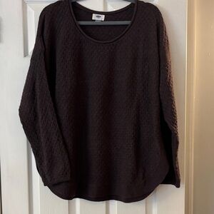 Old Navy Dark Brown Knit Sweater